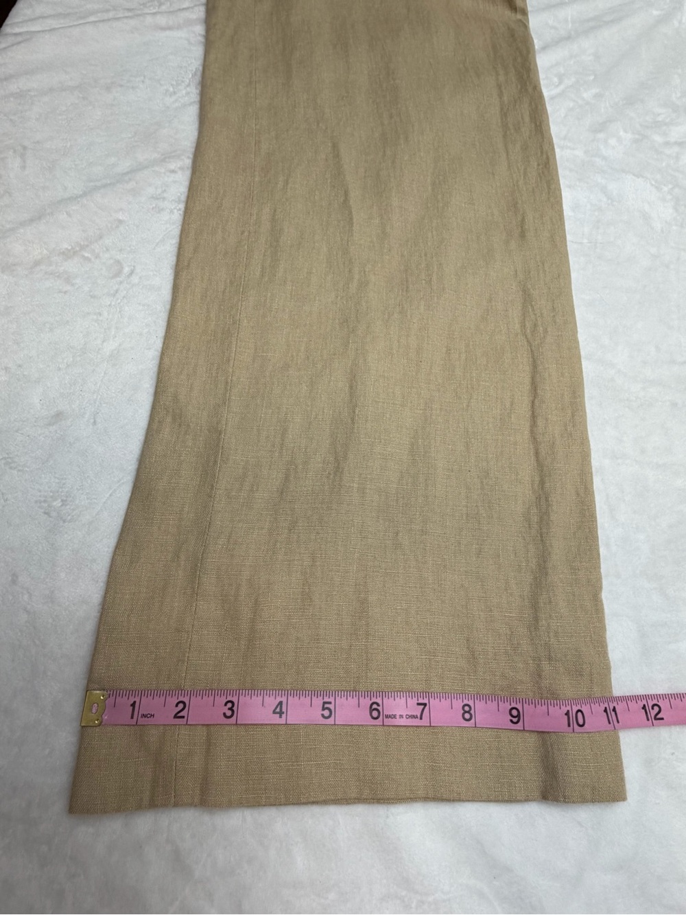 Boden Westbourne 100% Linen Wide Leg Pants 6 Old Money Euro Summer Minimalist - Picture 10 of 10